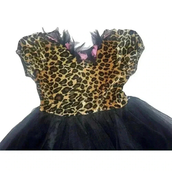 LEOPARD KITTY PRINCESS COSTUME XS 4 TCP CAT HALLOWEEN DRESS CHILDREN'S PLACE - Picture 2 of 8